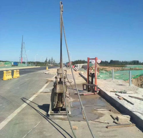 太平公路高聚物注浆加固